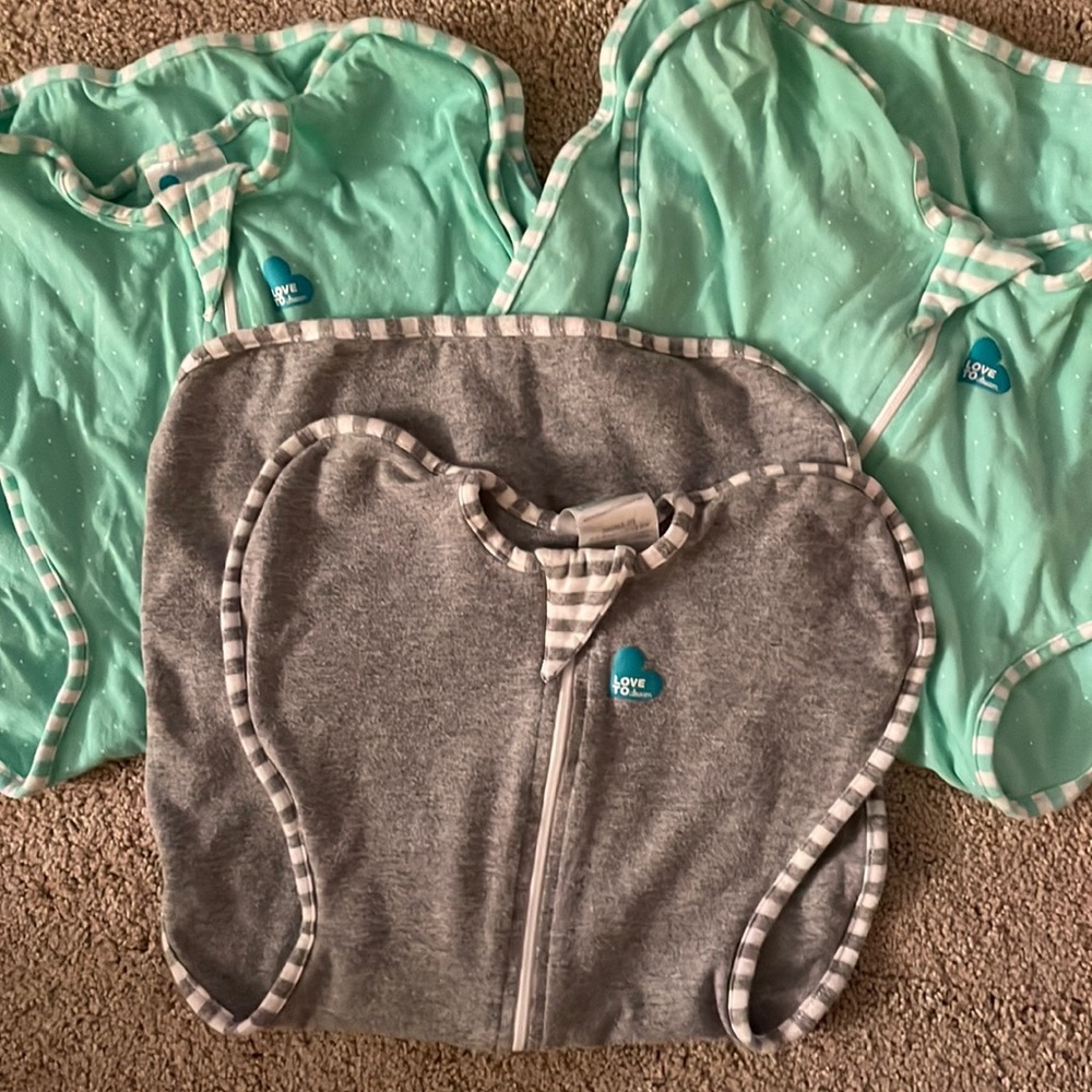 3 Love to Dream Sleep Sacks Size Small